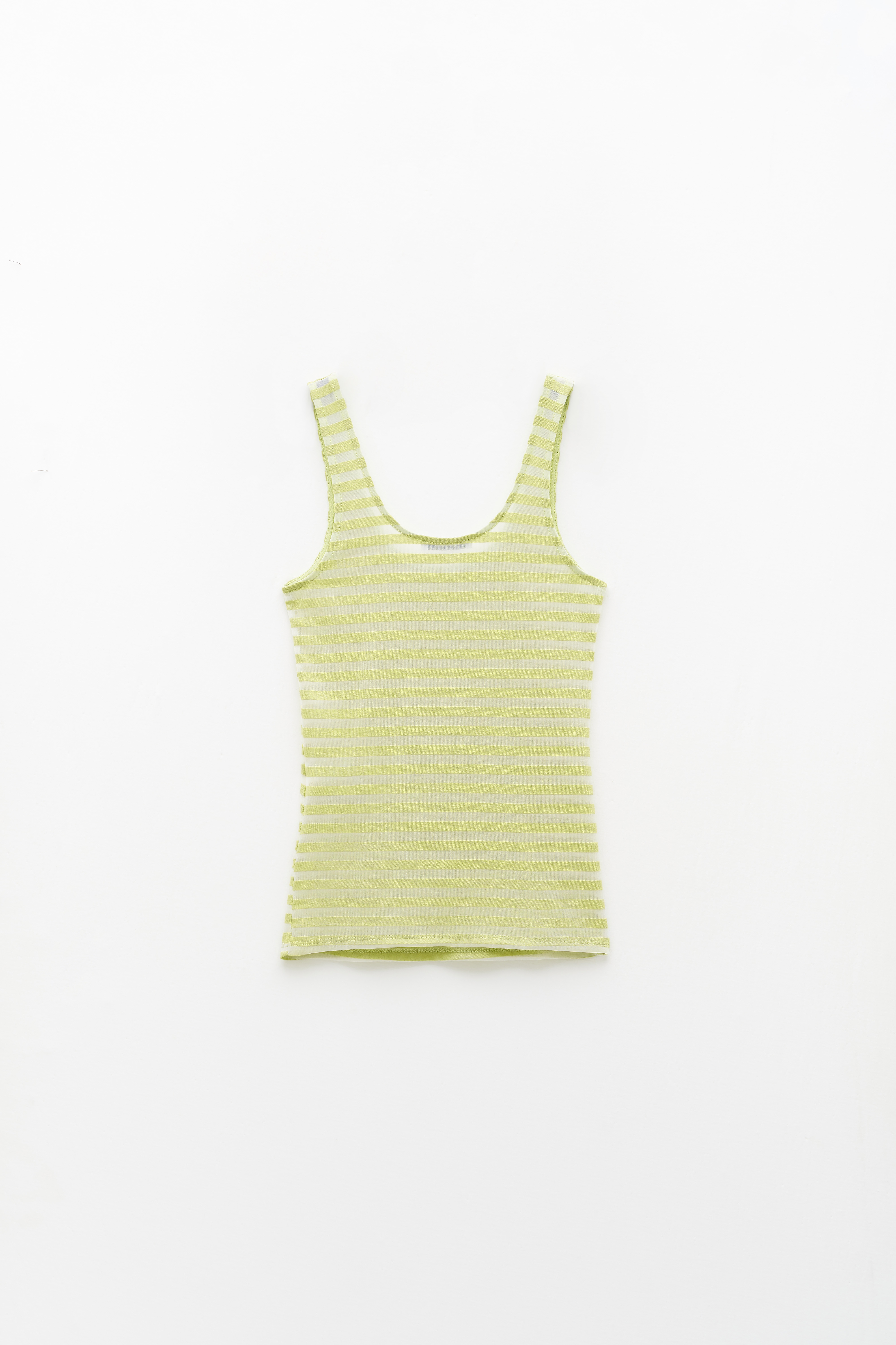 Label Drop Back Ivory Striped Tank Top  Tank tops, Striped tank top, Striped  tank