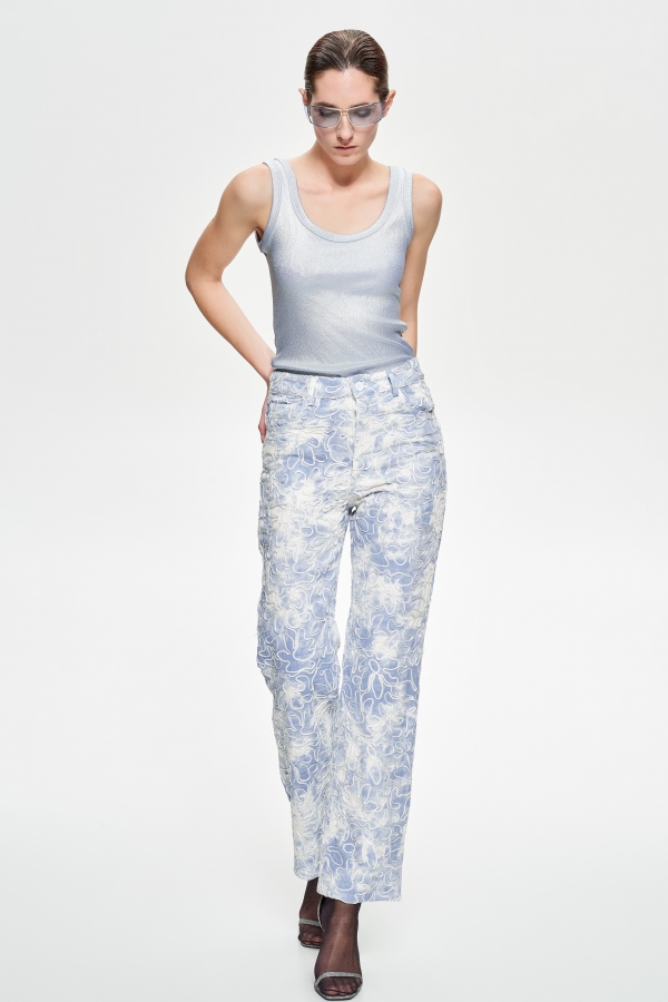 embroidered pant