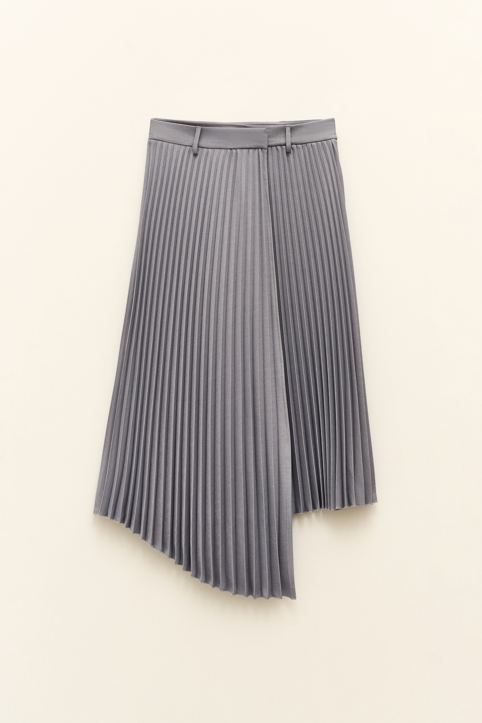 PLEATED MIDI SKIRT 