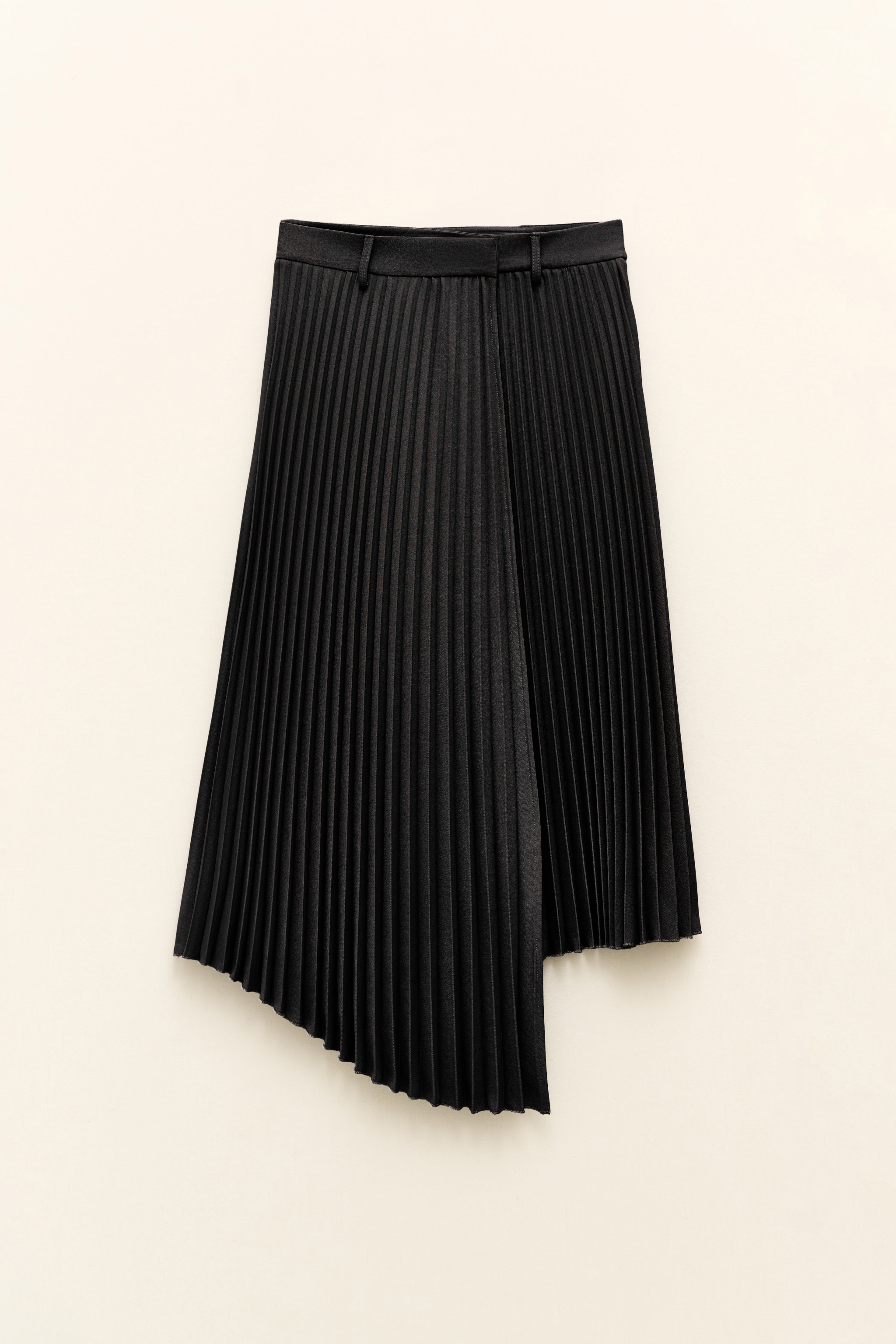 PLEATED MIDI SKIRT 