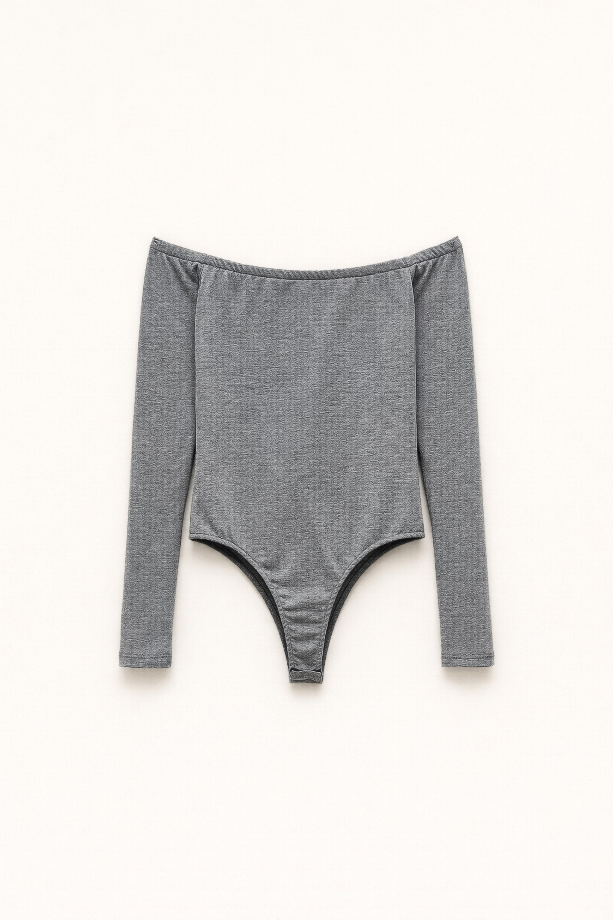 OFF-SHOULDER COTTON BODYSUIT