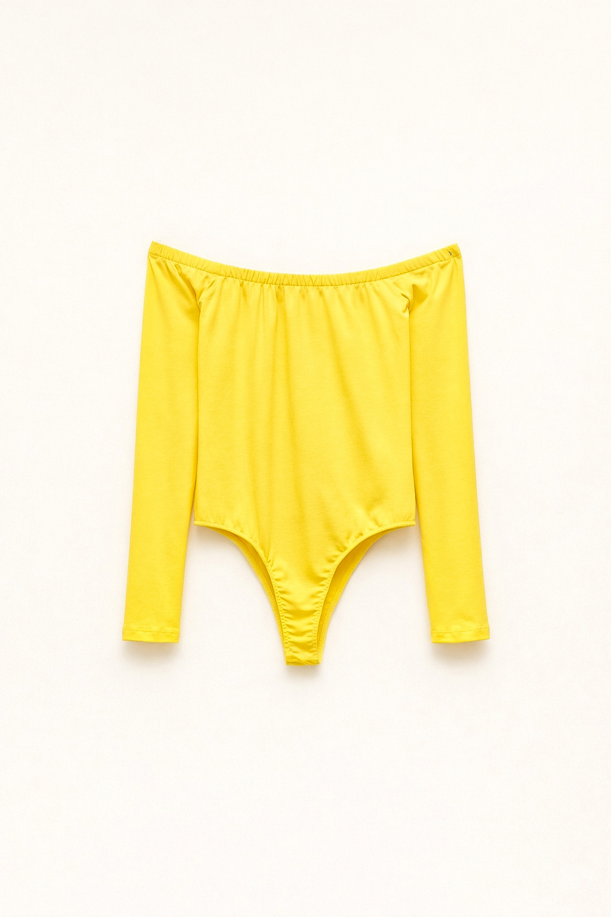 OFF-SHOULDER COTTON BODYSUIT