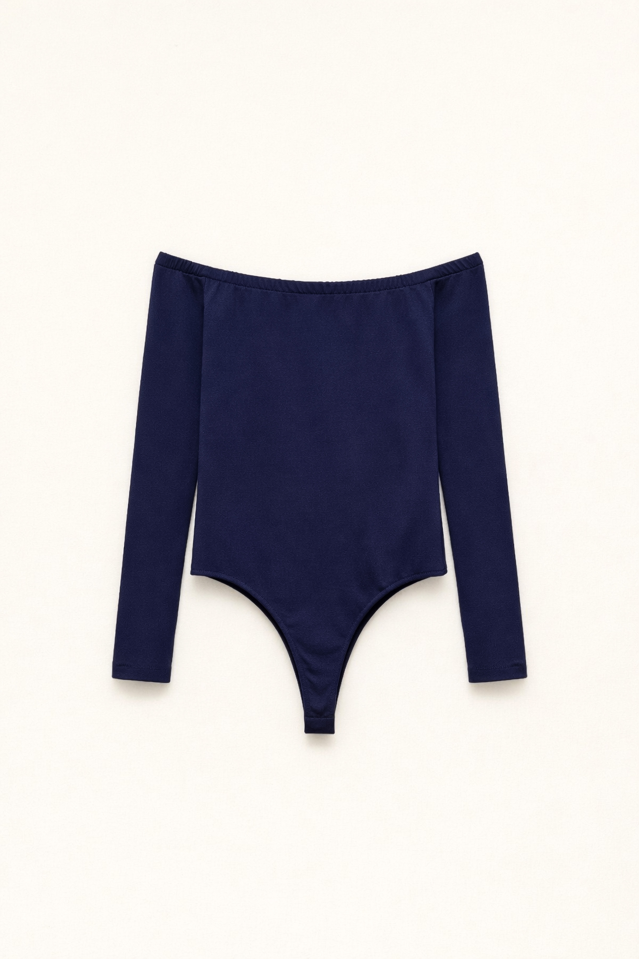 OFF-SHOULDER COTTON BODYSUIT