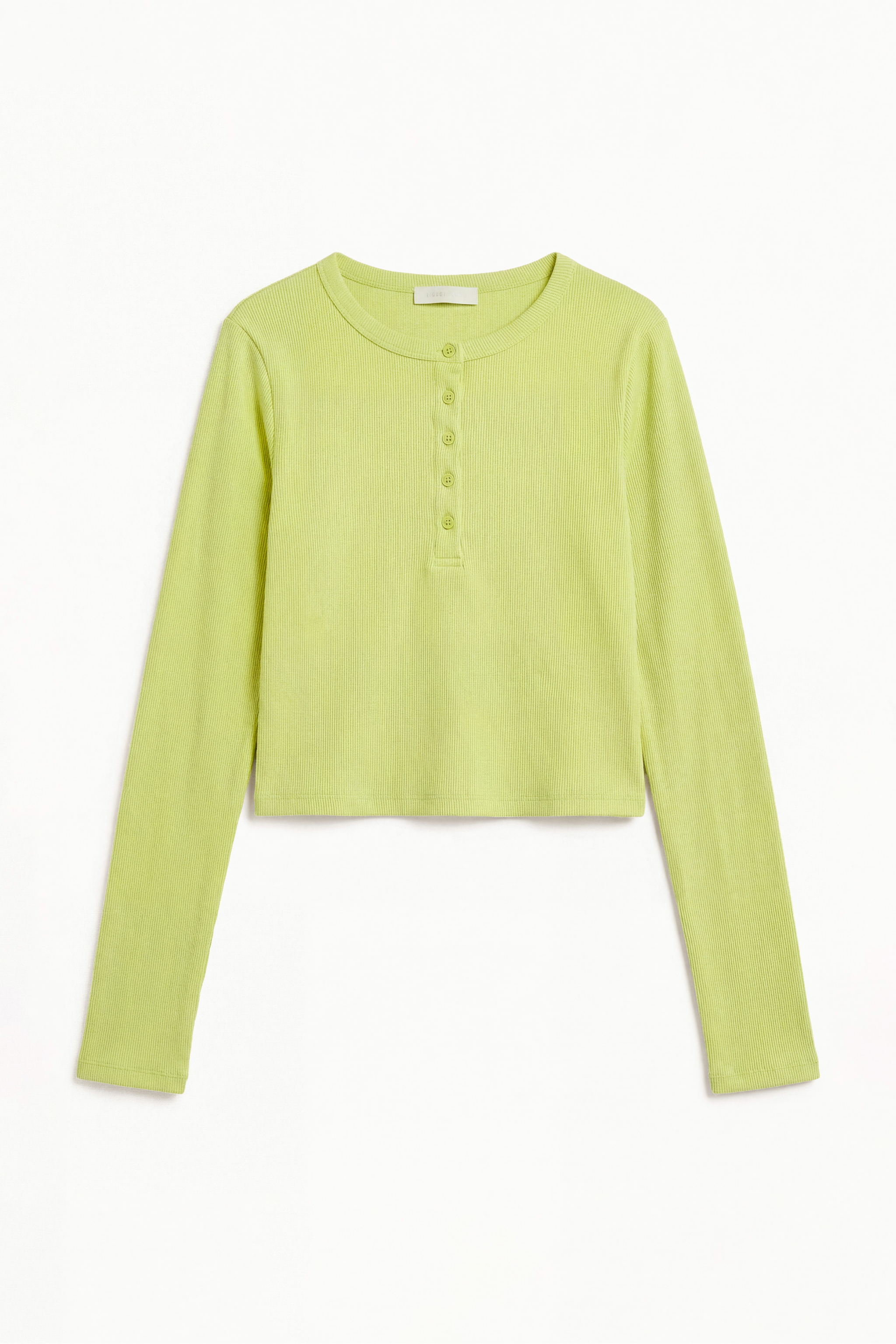 RIBBED SWEATER WITH FRONT...