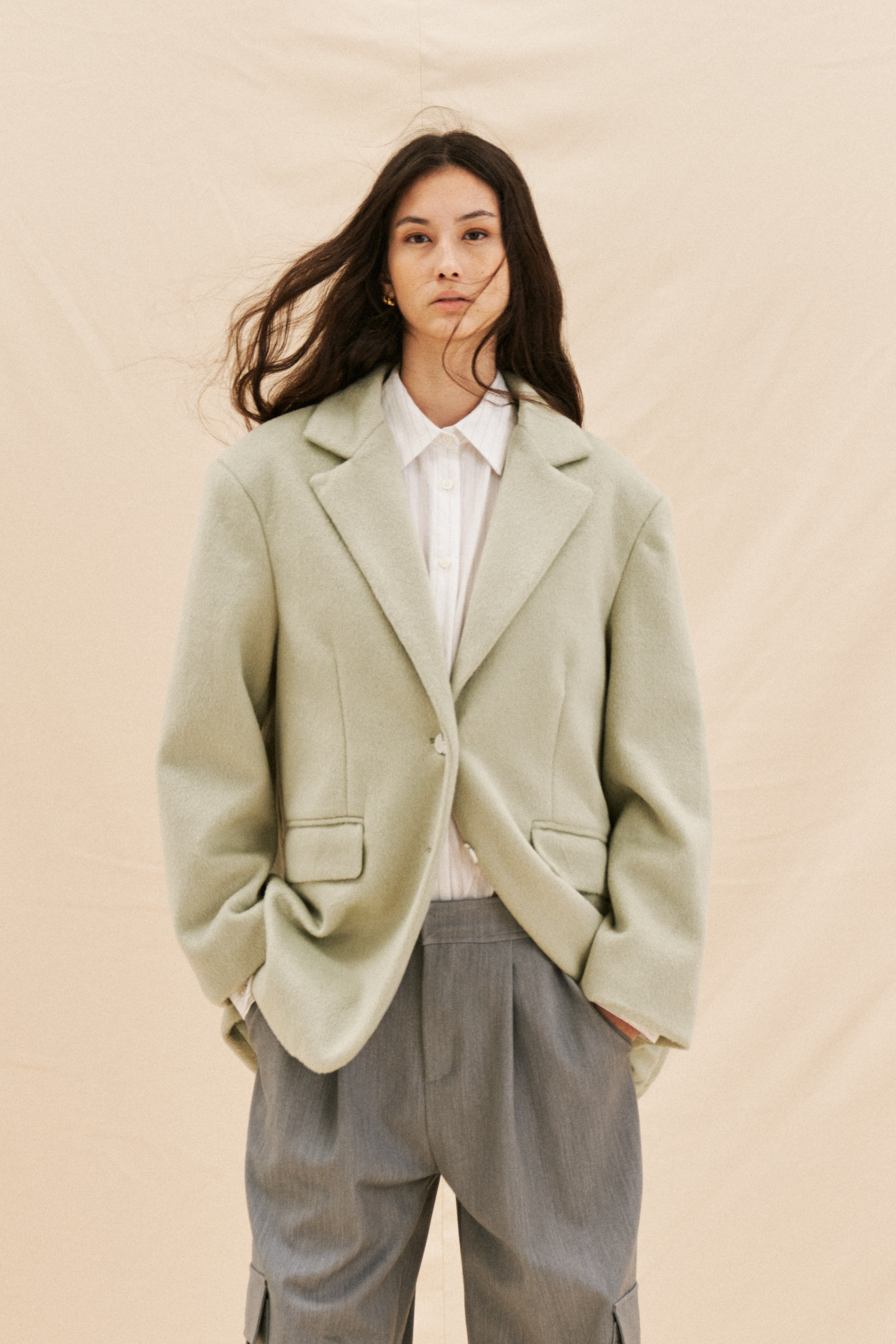 WOOL BLEND BLAZER