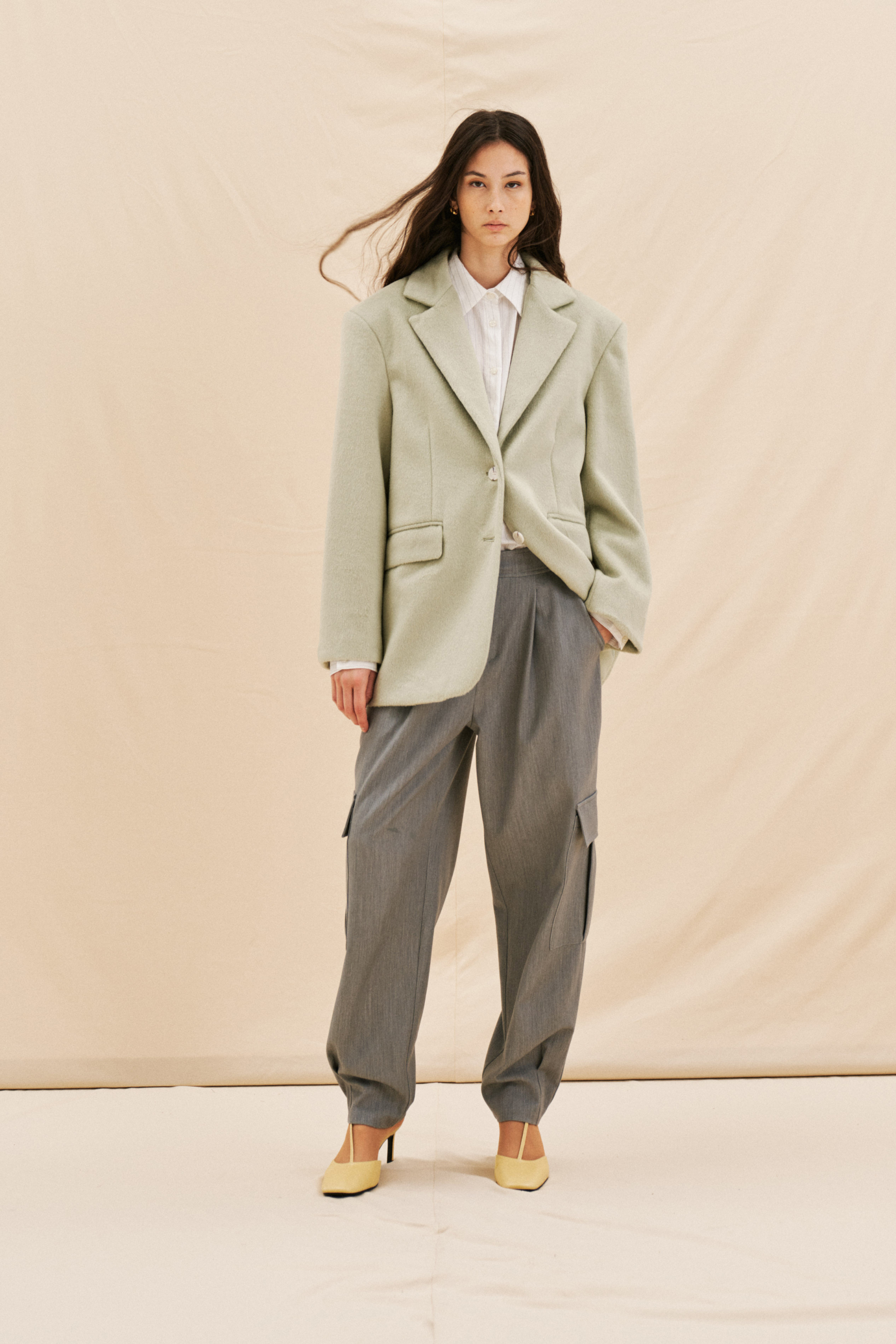 WOOL BLEND BLAZER