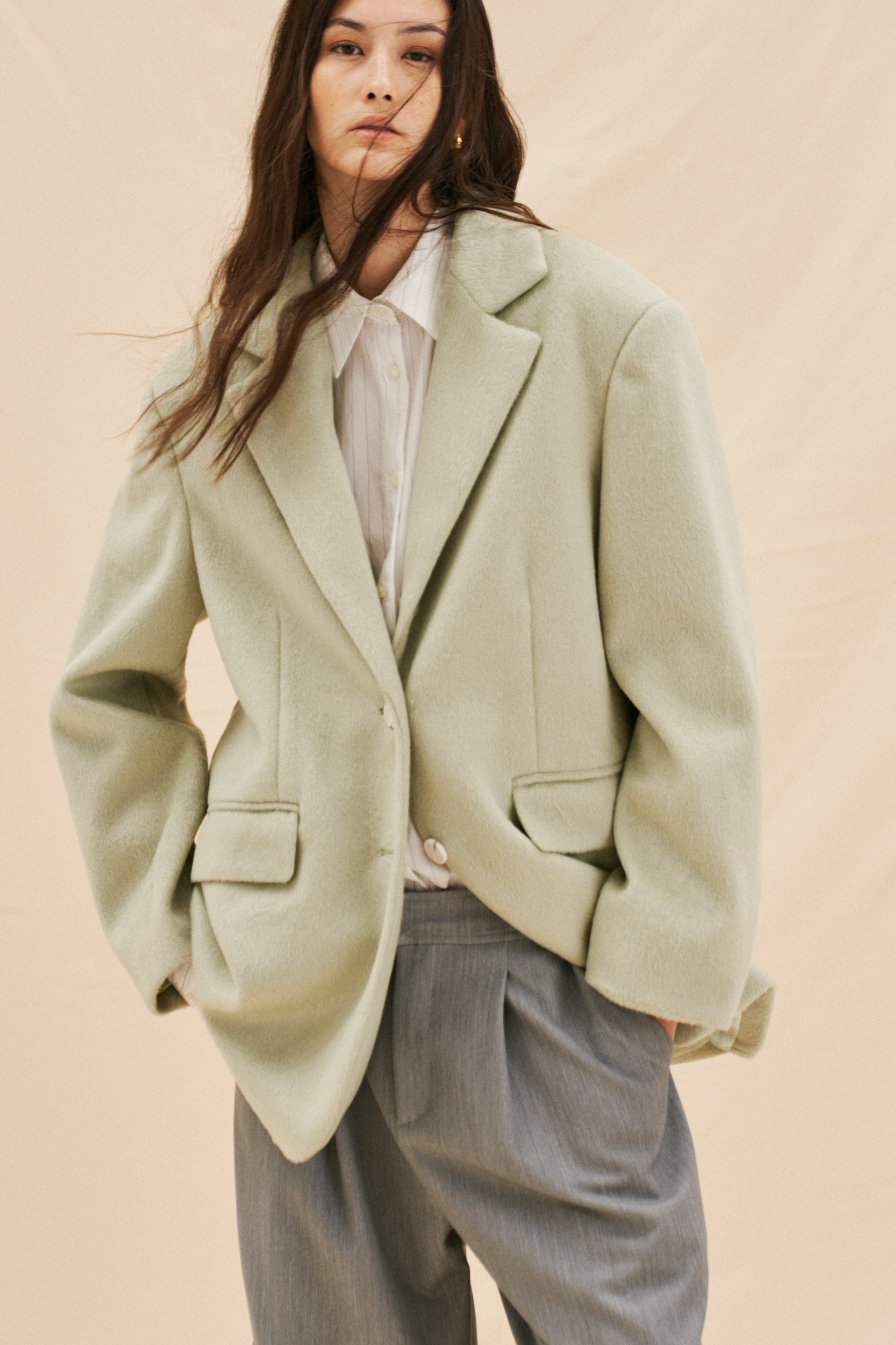 WOOL BLEND BLAZER