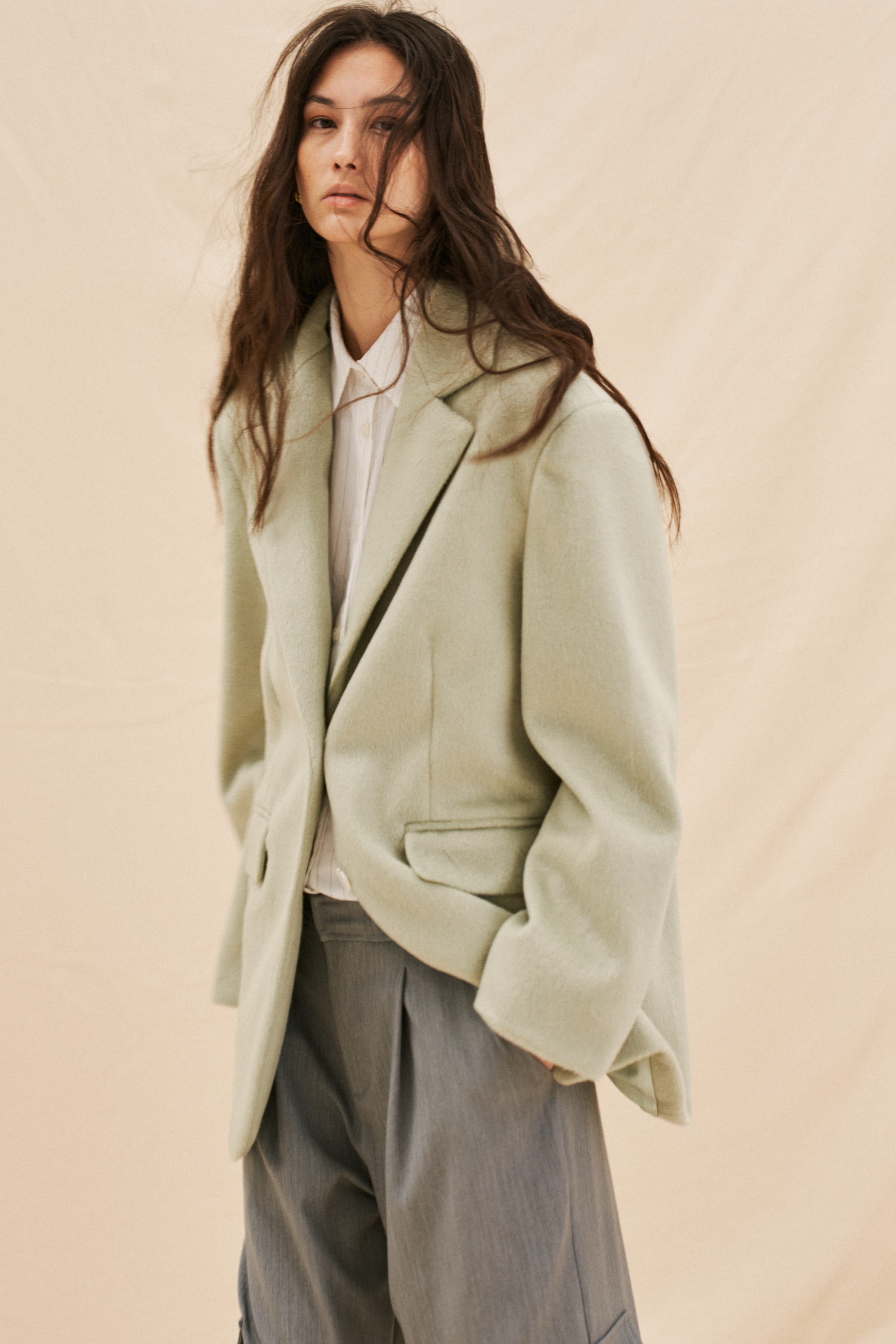 WOOL BLEND BLAZER
