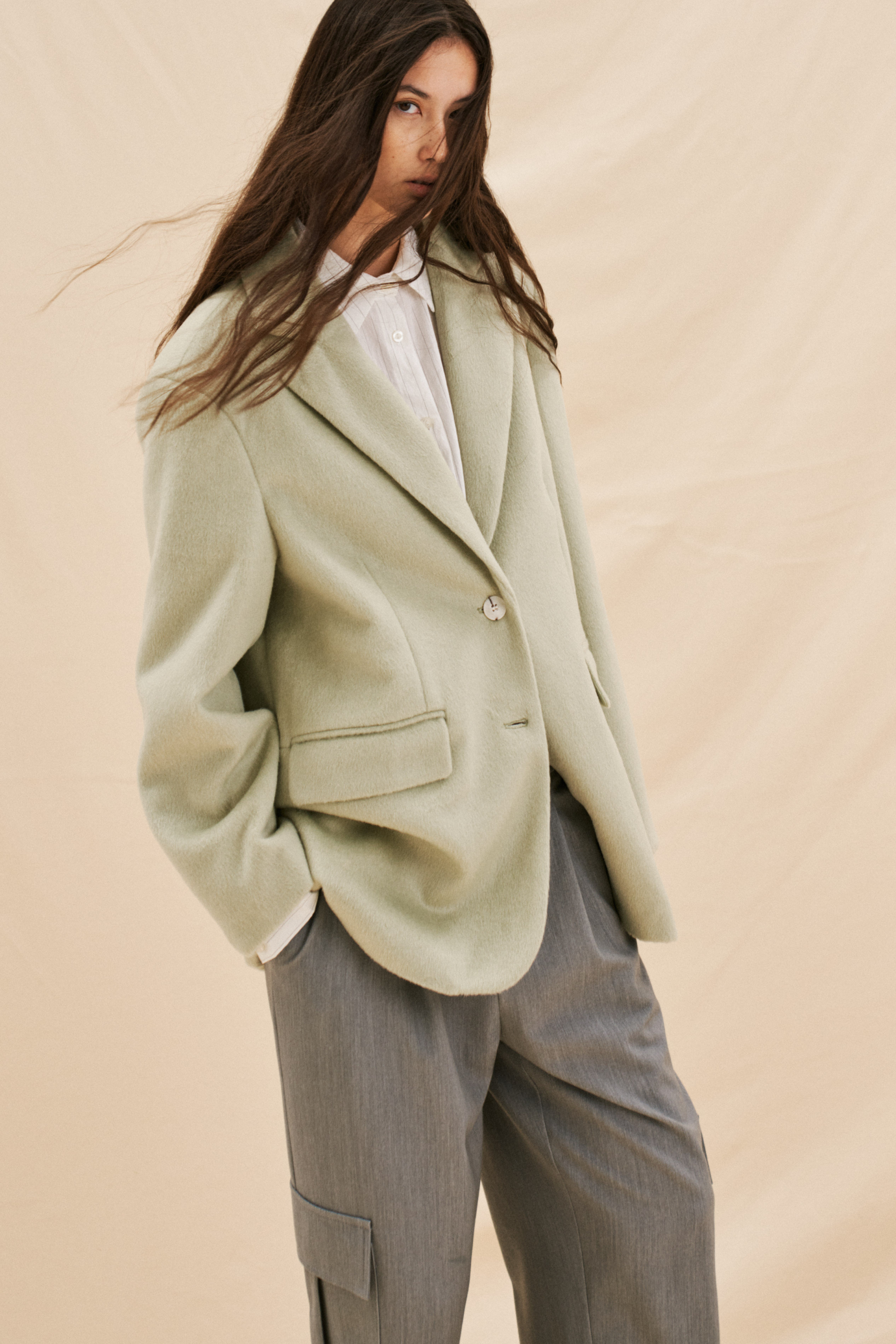 WOOL BLEND BLAZER