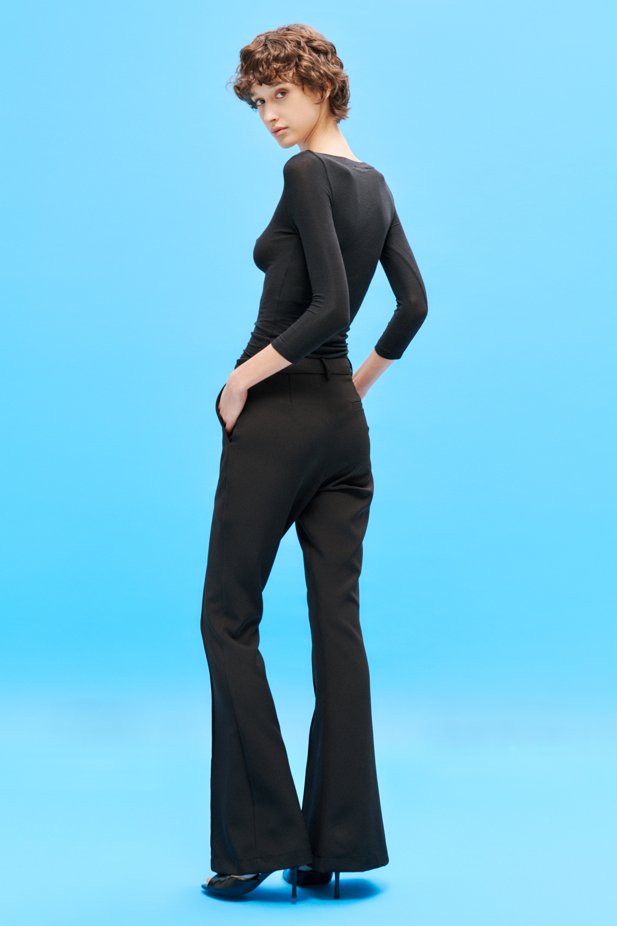 FLARED TROUSERS