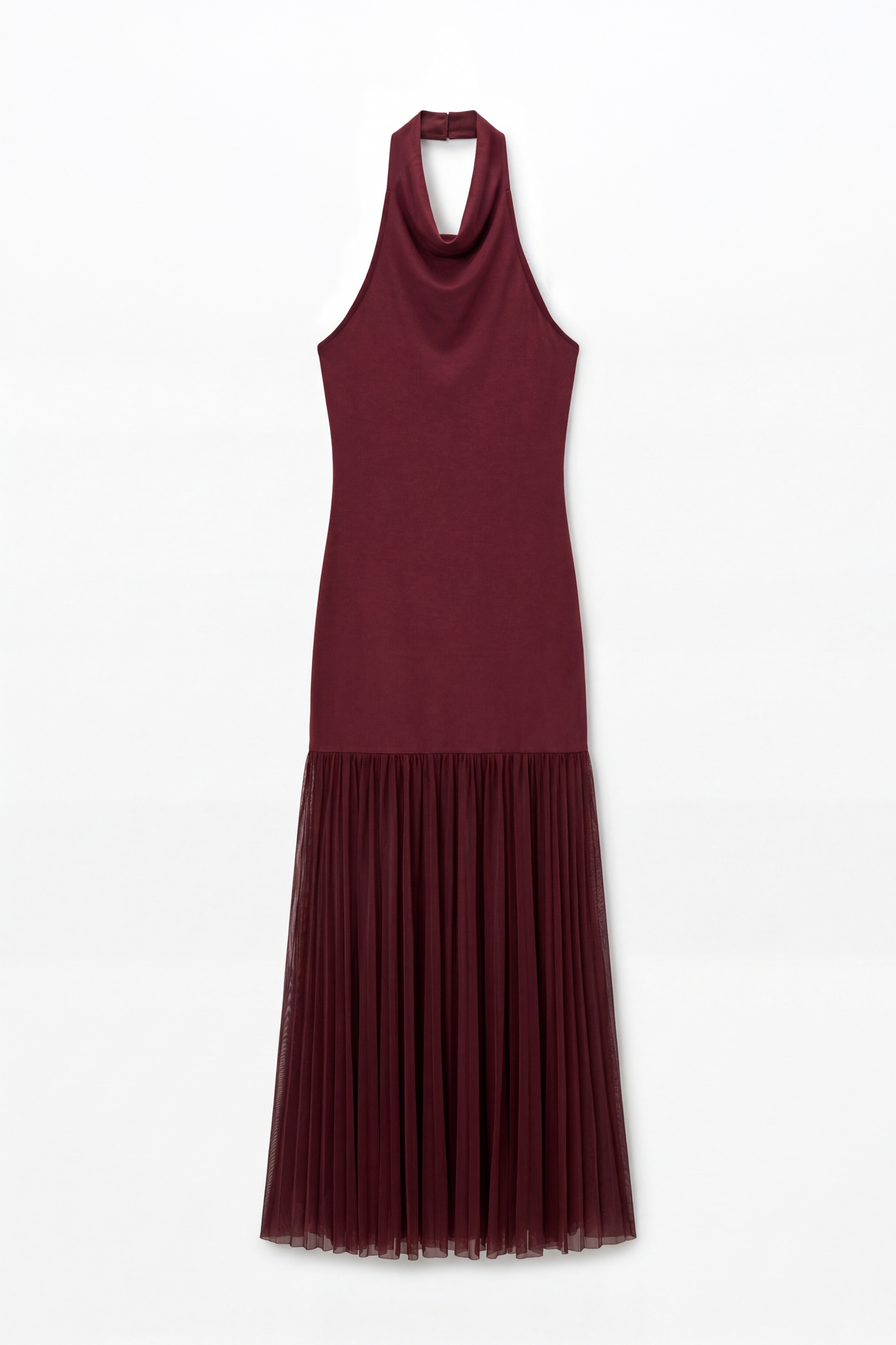 COMBINED DRESS WITH TULLE...
