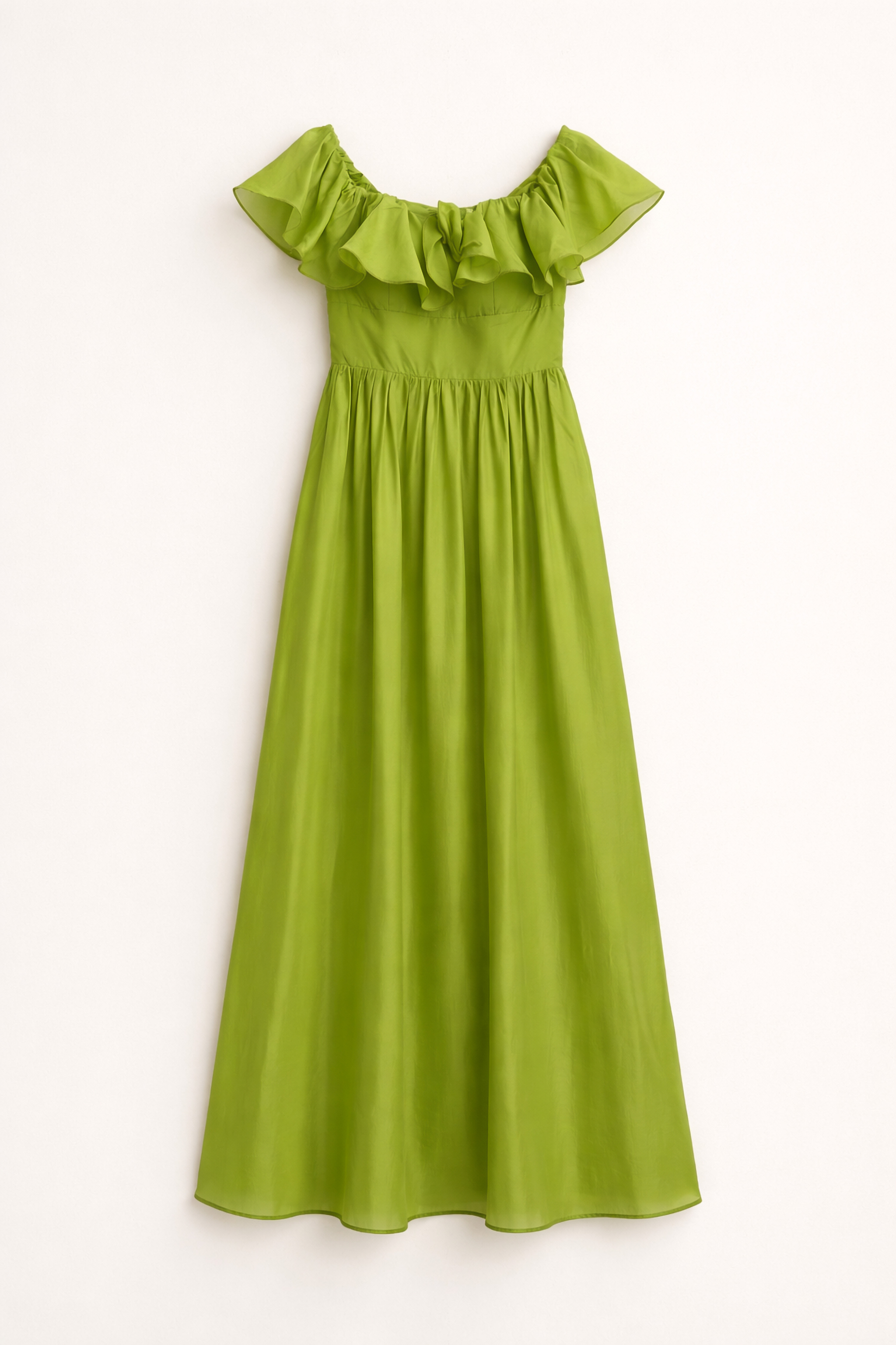 LONG OFF-SHOULDER DRESS...
