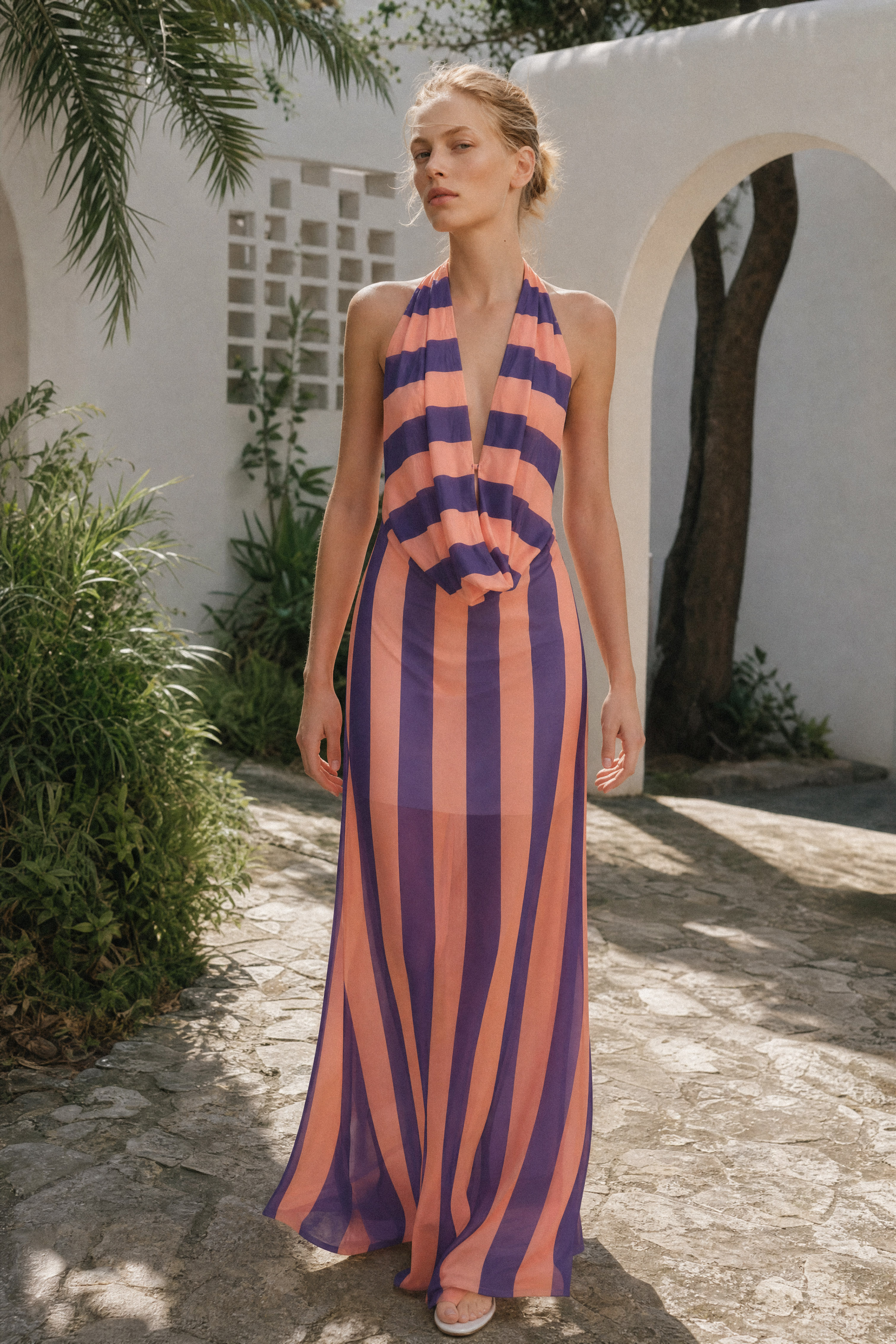 art maxi dress DRESS ART. LD5848